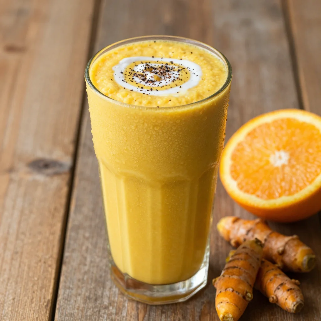 Creamy Coconut Turmeric Smoothie for Inflammation