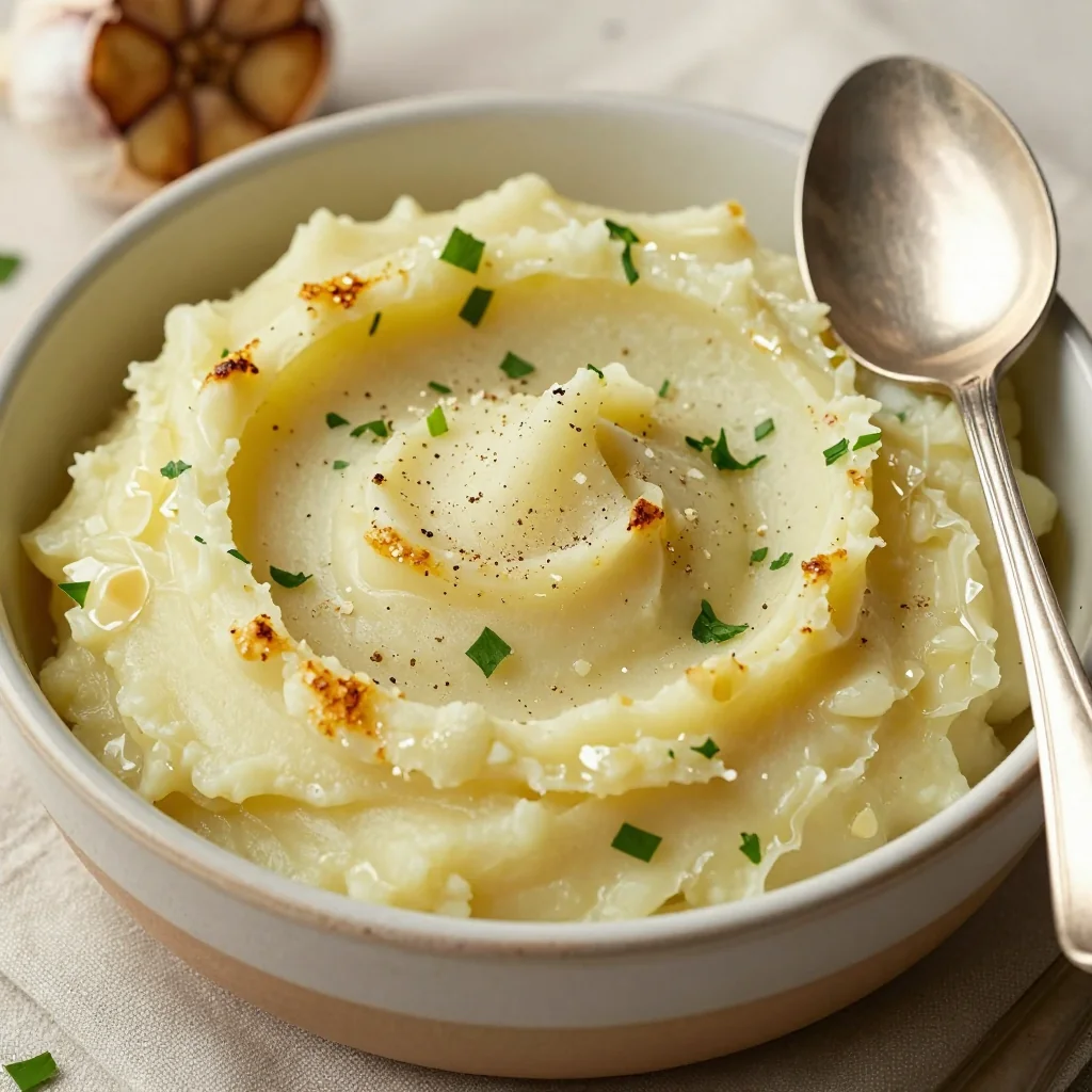 creamy garlic and herb mashed potatoes for classic holiday feasts