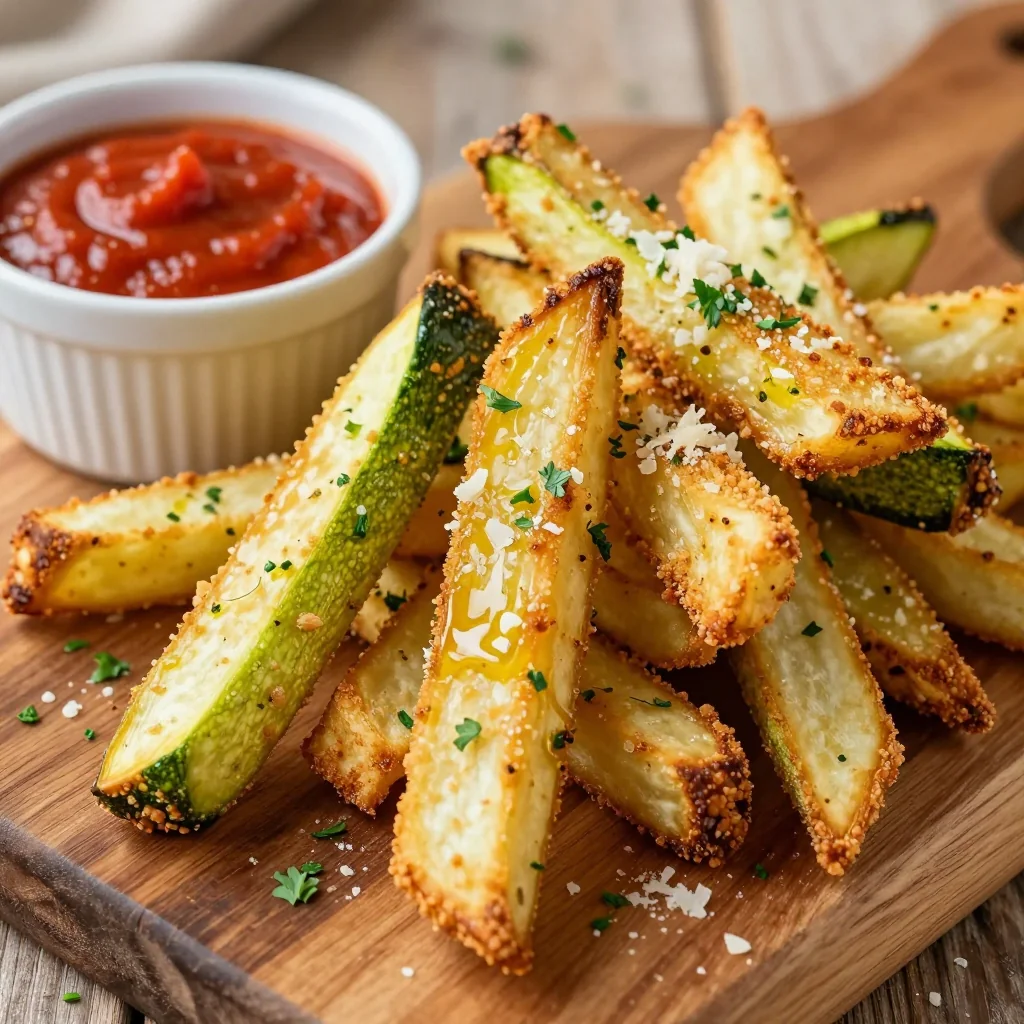 Crispy Baked Zucchini Fries for a Healthy Game Day Snack