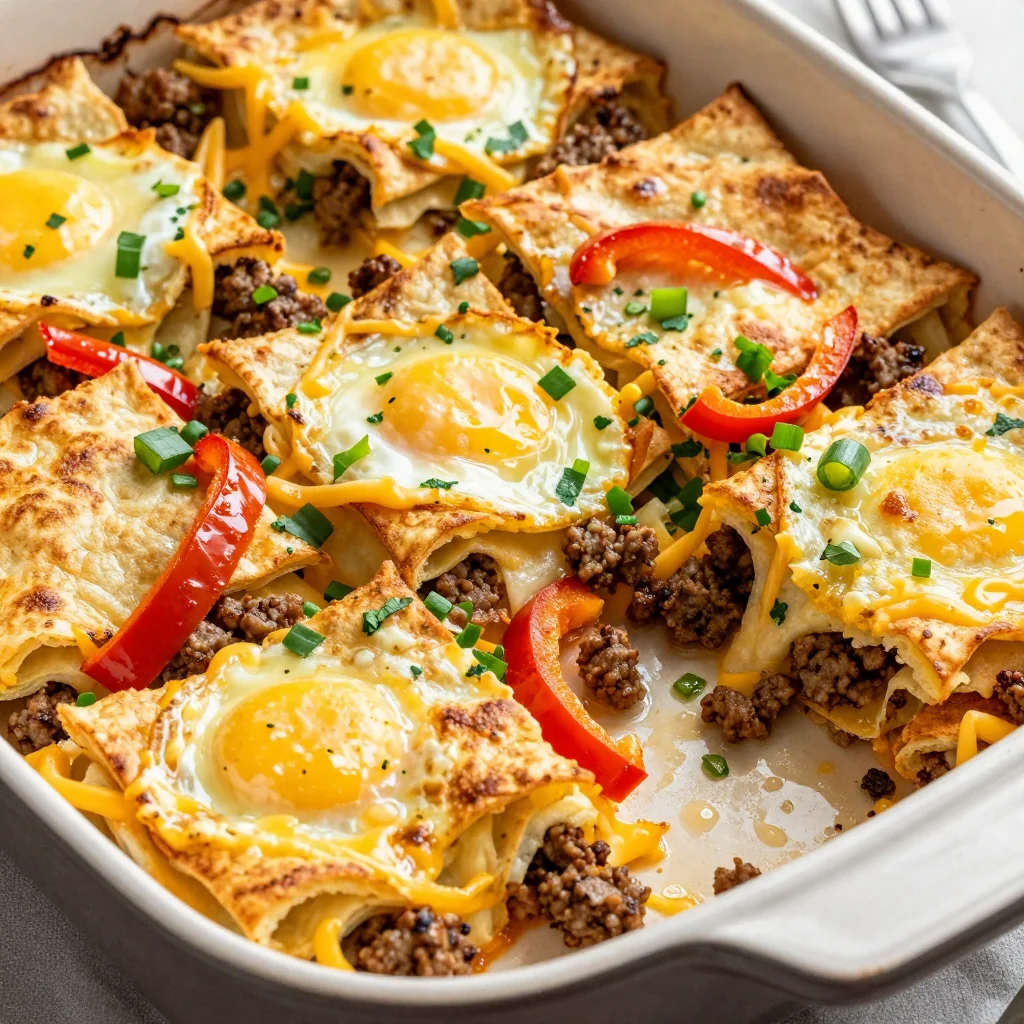 Freezer Friendly Breakfast Breakfast Burrito Bake