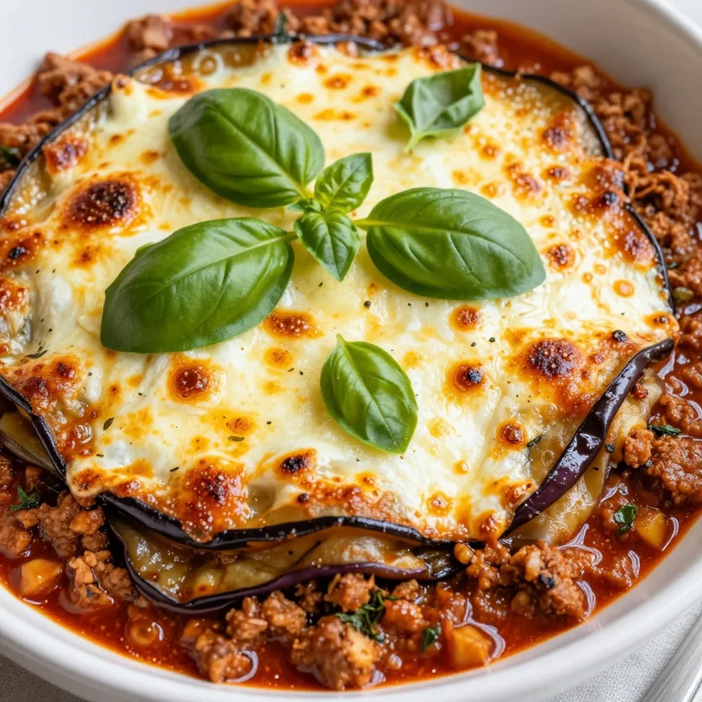 Freezer-Friendly Keto Eggplant Lasagna for Supper