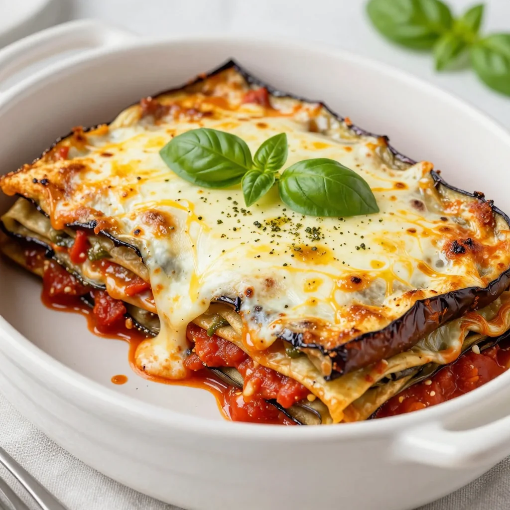 Freezer-Friendly Keto Eggplant Lasagna for Supper
