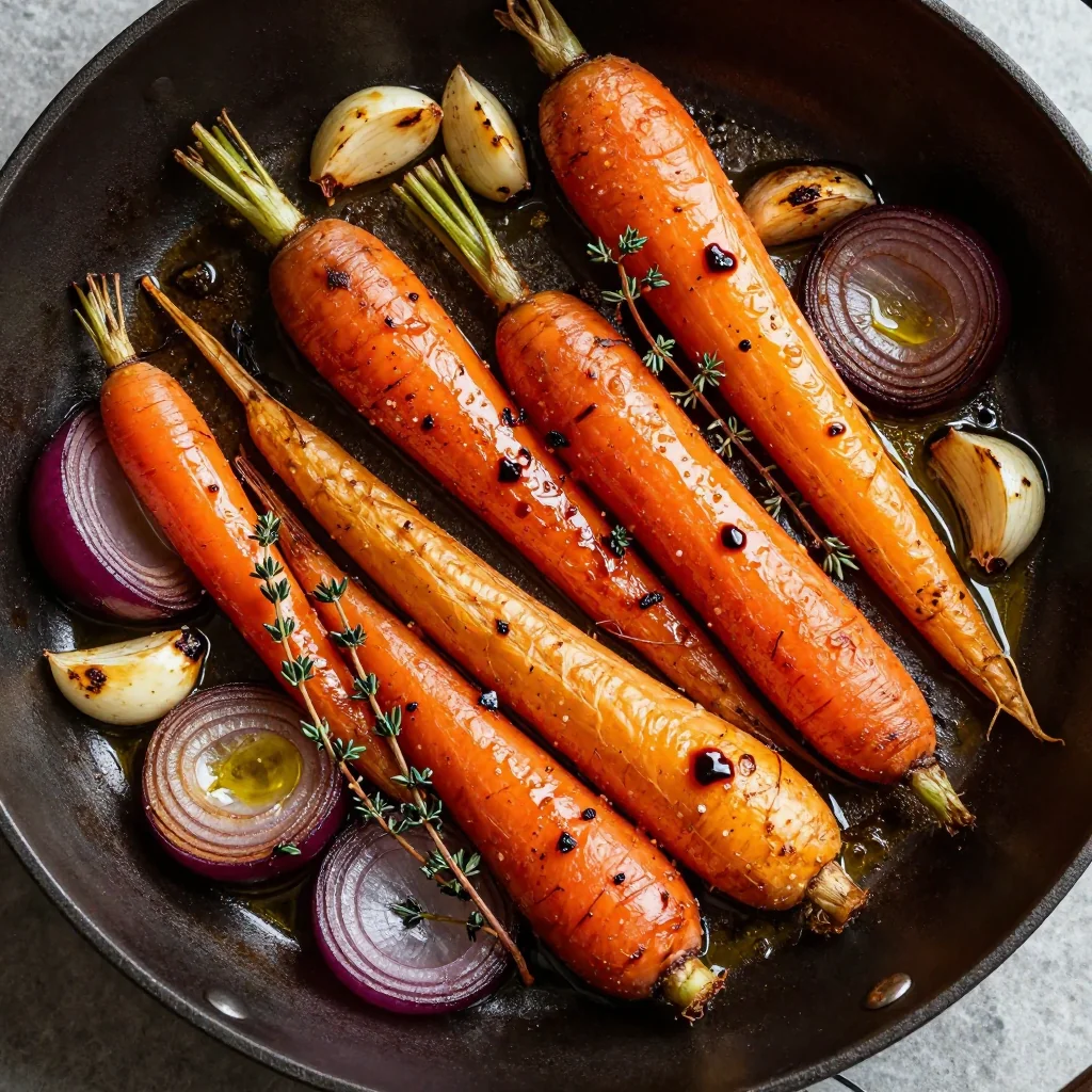 garlic and thyme roasted winter vegetables for family dinners