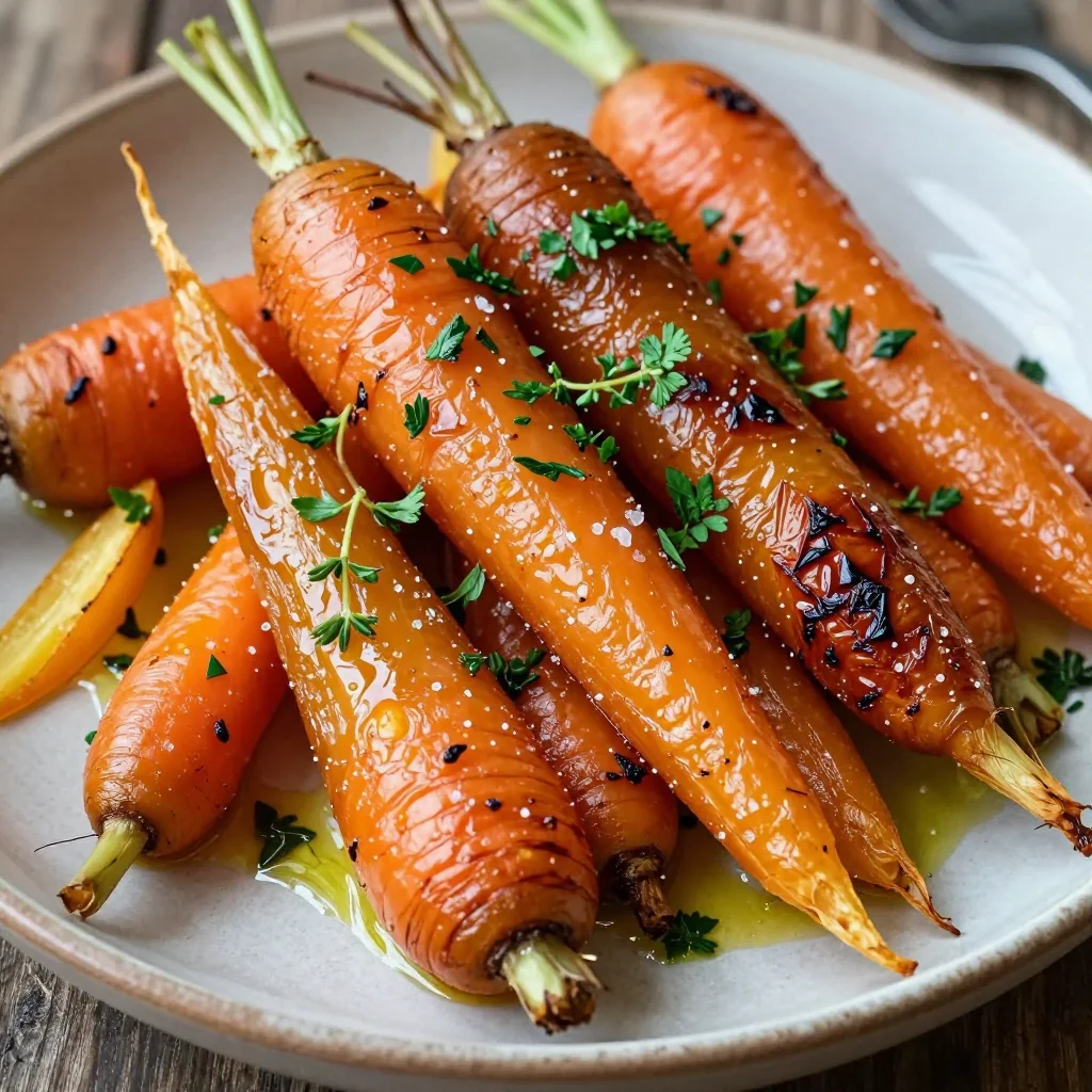 garlic roasted carrot and parsnip medley with fresh herbs for suppers
