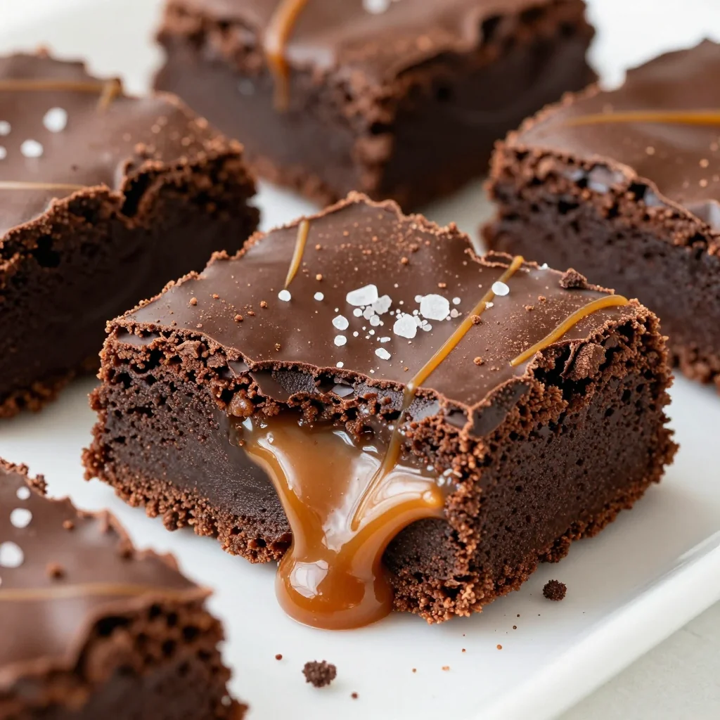 Gooey Salted Caramel Brownies for a Sweet January Pick-Me-Up