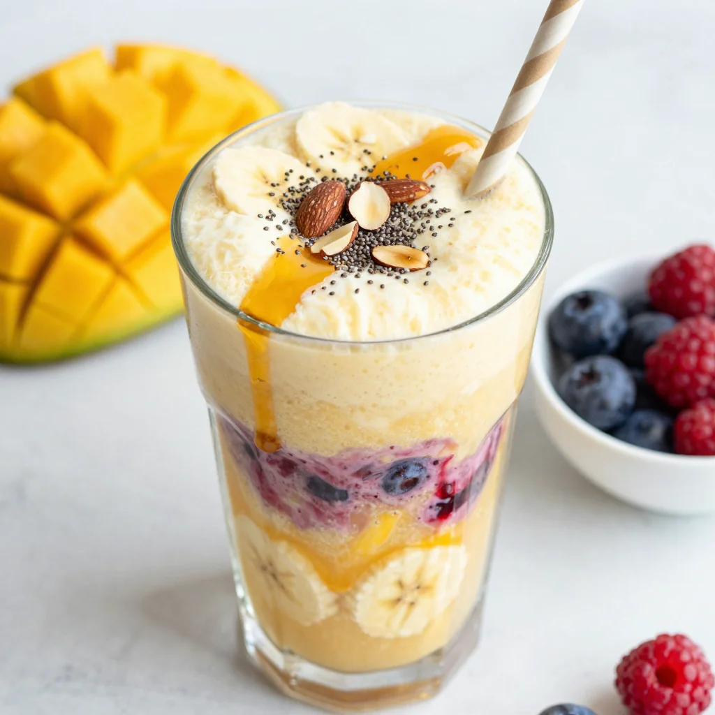 Healthy Breakfast Smoothie for a Warm Winter Morning