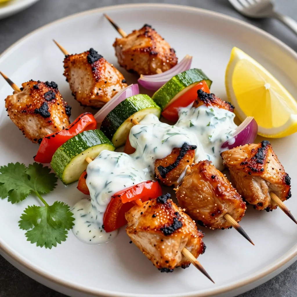 Healthy Chicken and Vegetable Skewers for Light Dinners