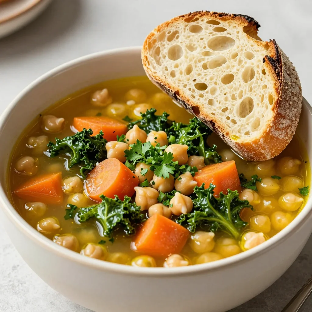 Healthy Winter Minestrone Soup for Clean Start