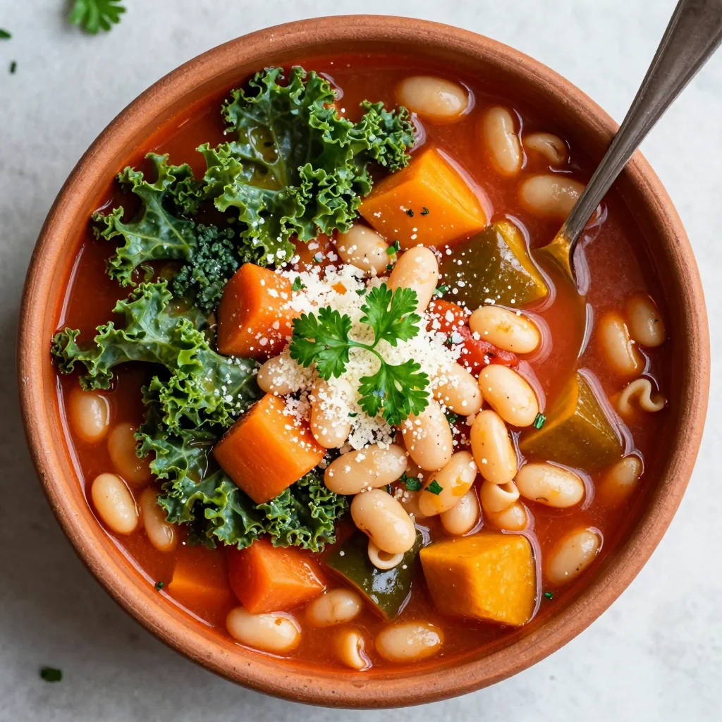 Healthy Winter Minestrone Soup for Clean Start