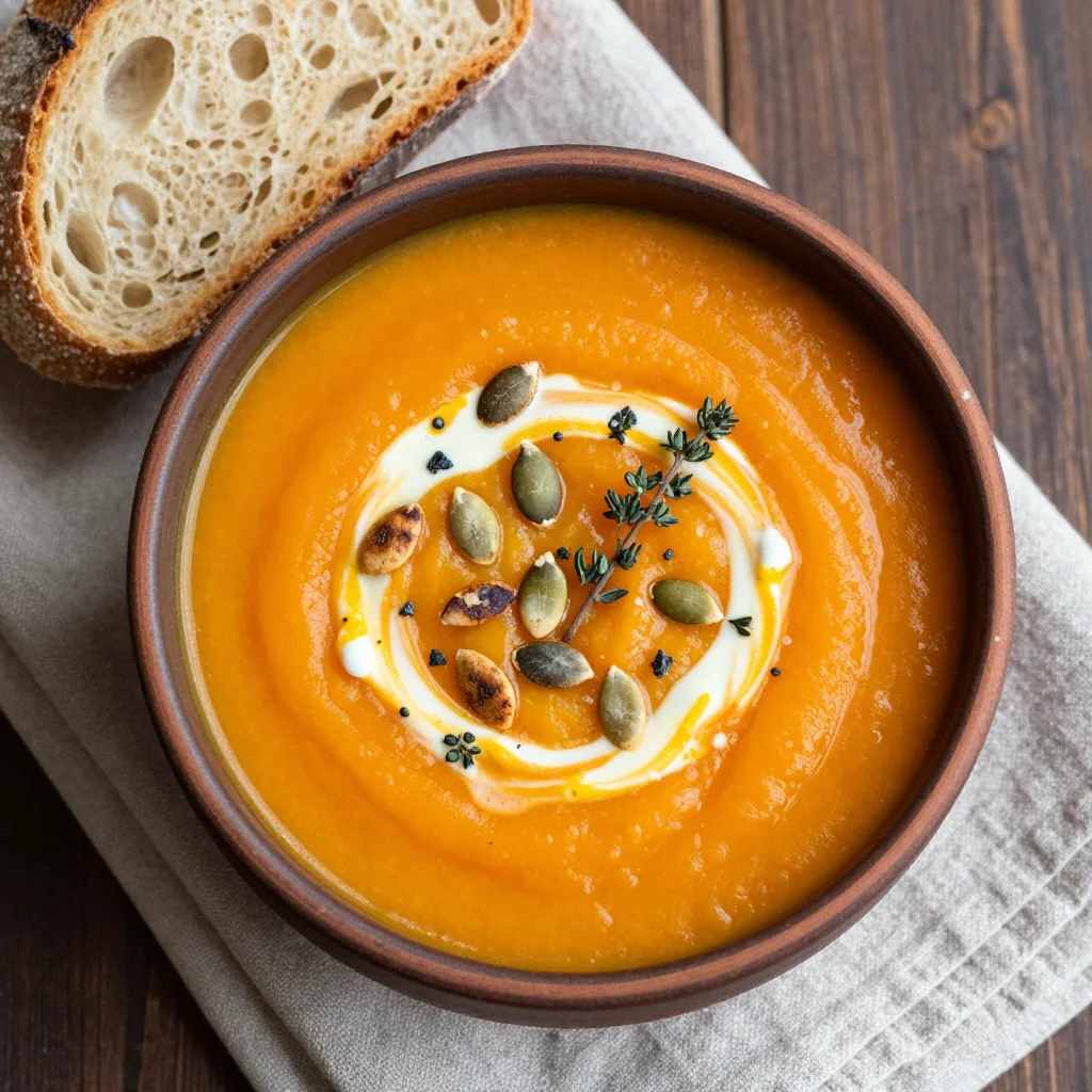 hearty roasted parsnip and carrot soup for cozy family nights