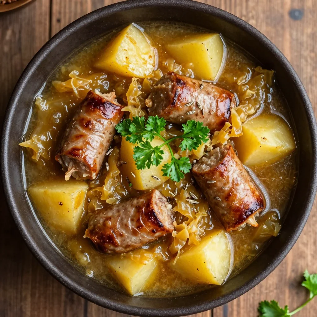 Hearty Sausage And Sauerkraut Stew For MLK