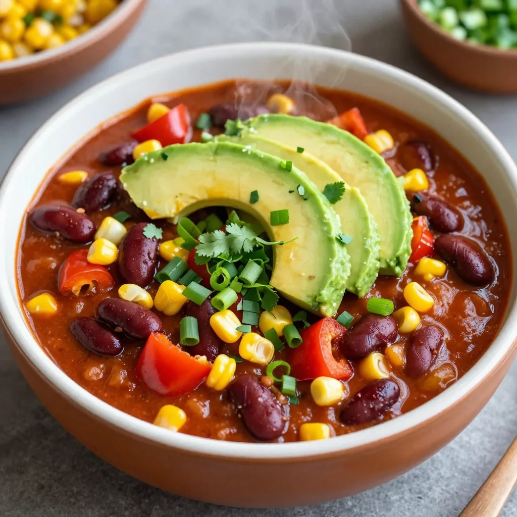 Hearty Vegan Chili Recipe for NFL Playoff Parties