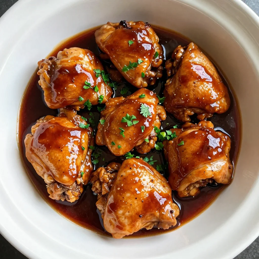 Kid-Friendly Slow Cooker BBQ Chicken Thighs