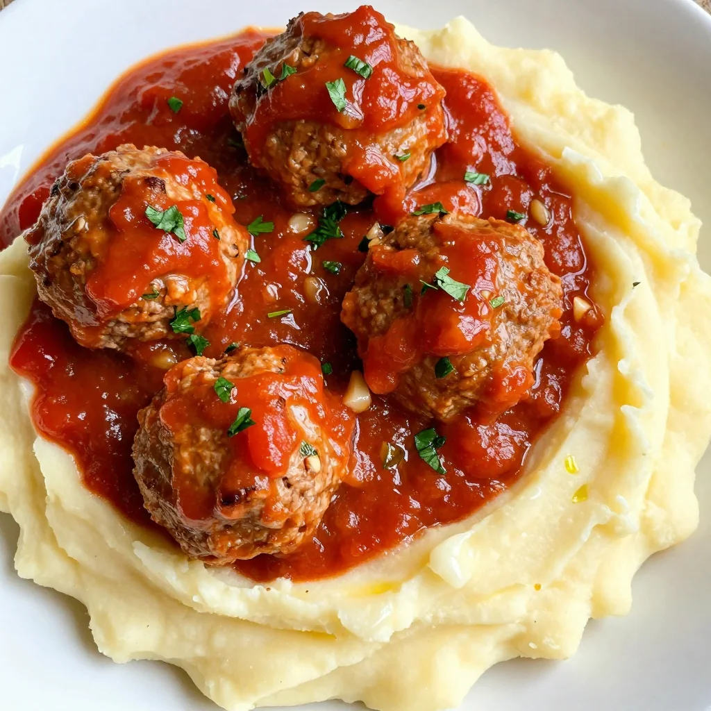 Kid Friendly Turkey Meatballs in Tomato Sauce for Dinner