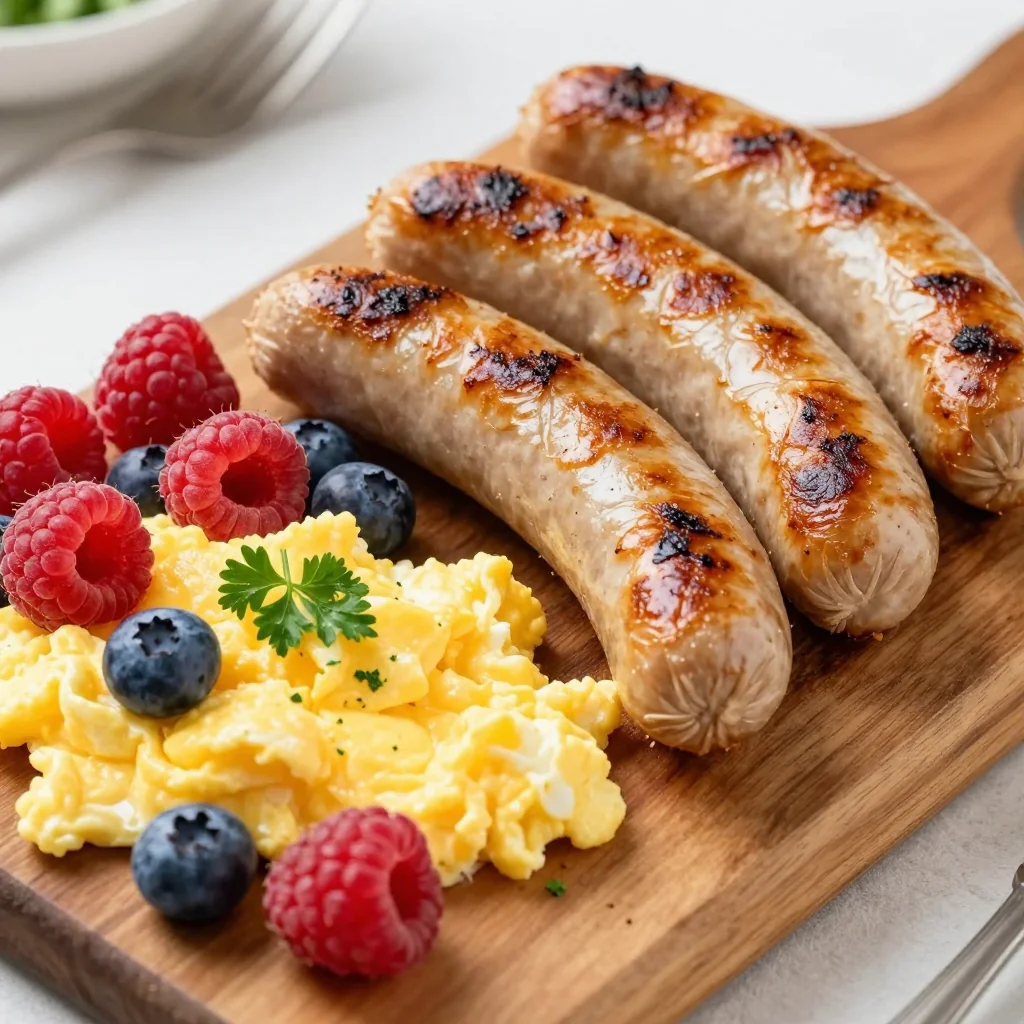 Kid Friendly Turkey Sausage Breakfast Links