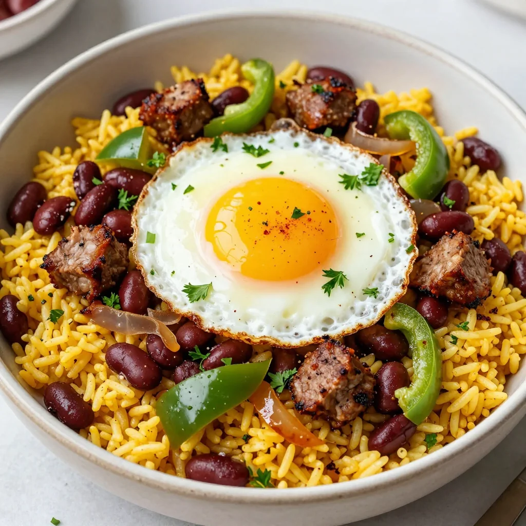 Martin Luther King Jr. Day Red Bean and Rice Breakfast Hash