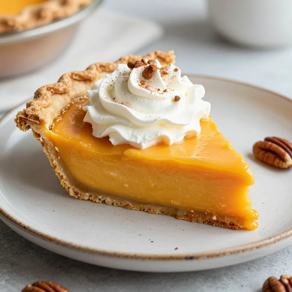 MLK Day Sweet Potato Pie with Whipped Cream