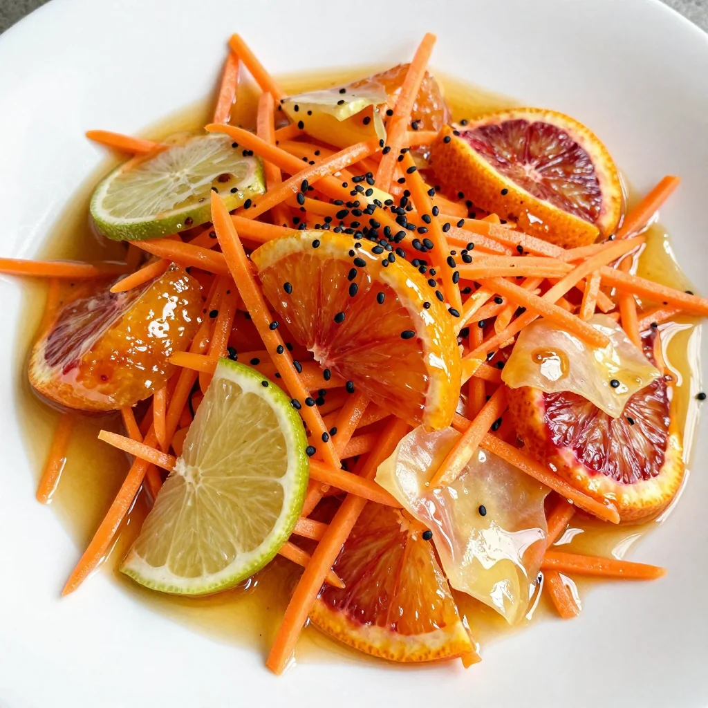 New Year’s Day Orange Ginger Carrot Salad