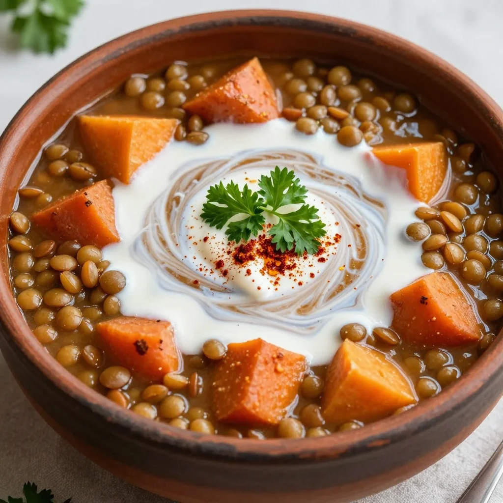 New Year’s Day Recovery Lentil Vegetable Stew