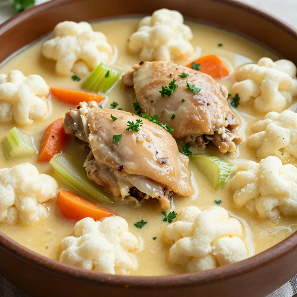 One-Pot Creamy Chicken and Dumplings for Comfort Food