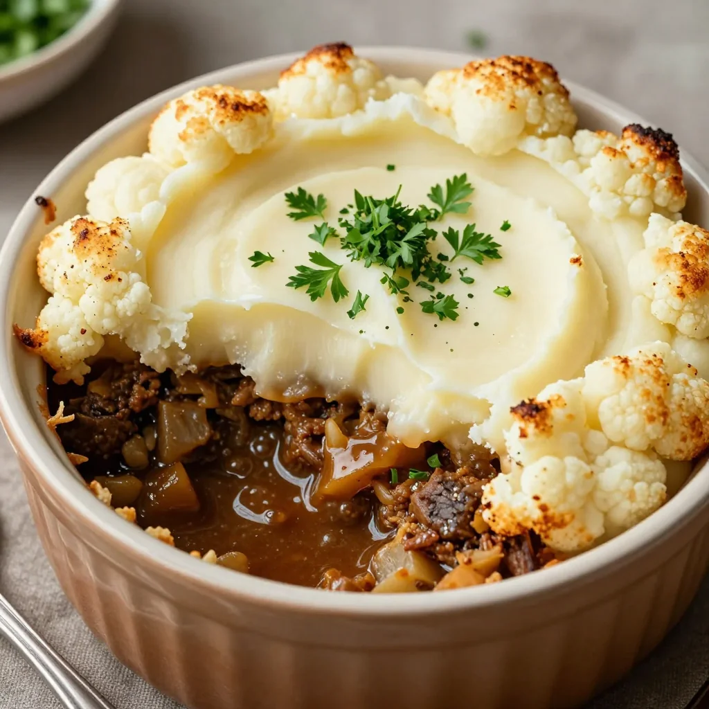 Shepherd’s Pie With Cauliflower Mash For Low Cal