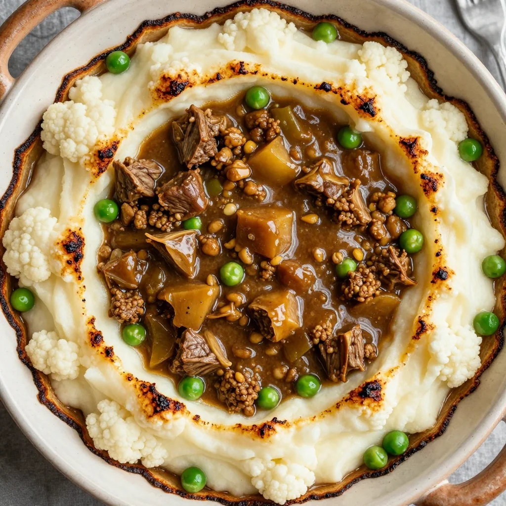 Shepherd's Pie With Cauliflower Mash For Low Cal