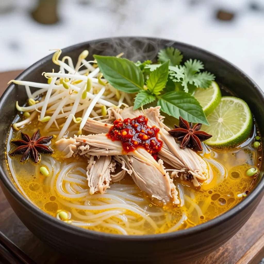 Slow Cooker Chicken Pho for Cozy Winter Healing