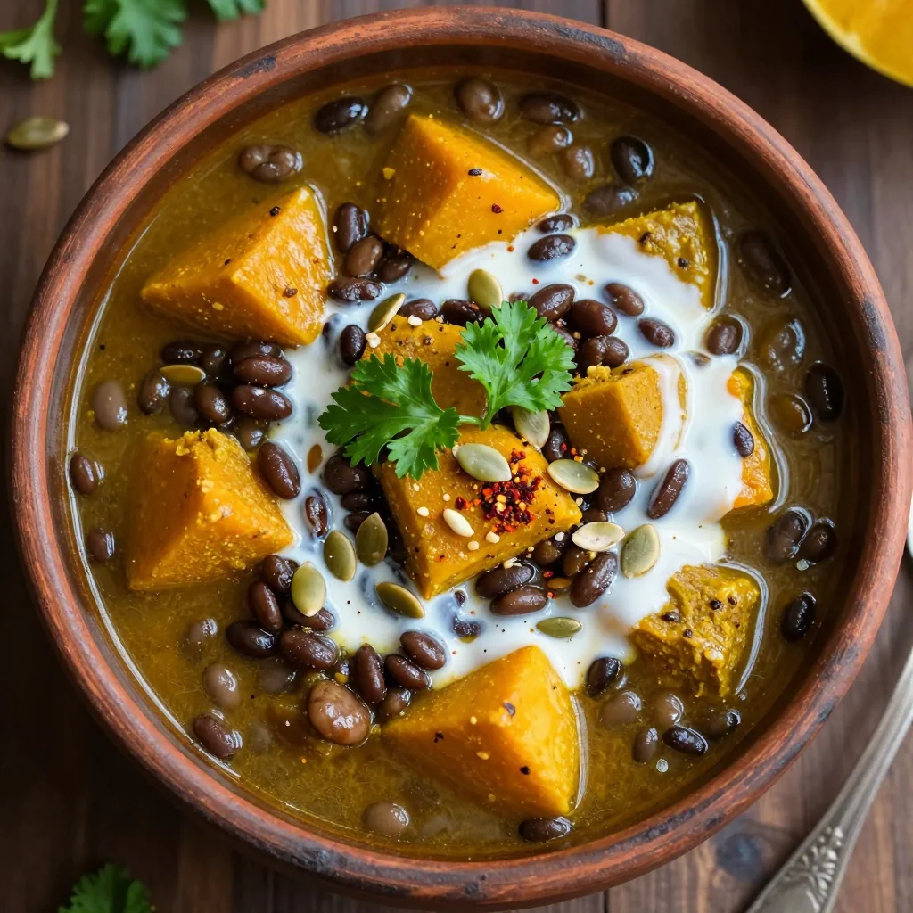 slow cooker high protein lentil and winter squash stew for clean january meals