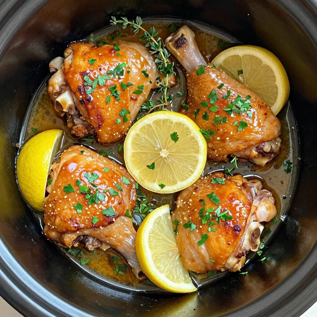 Slow Cooker Lemon Herb Chicken for Effortless Weeknights