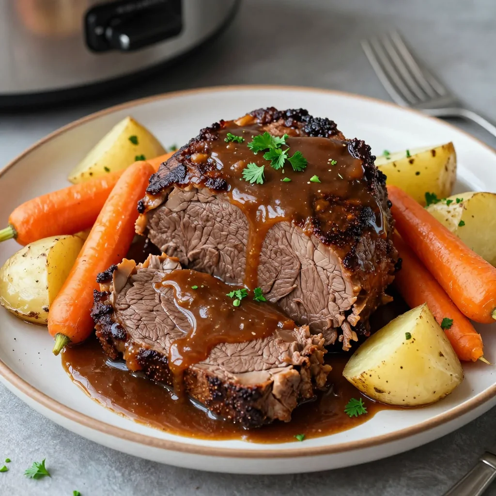Slow Cooker Mississippi Pot Roast That Melts in Your Mouth