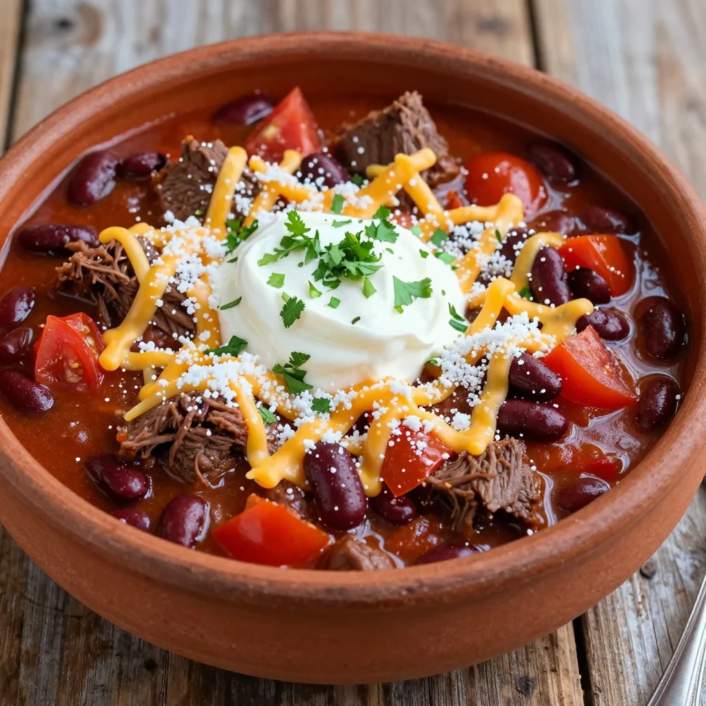 Slow Cooker NFL Playoff Chili for Game Day Victory