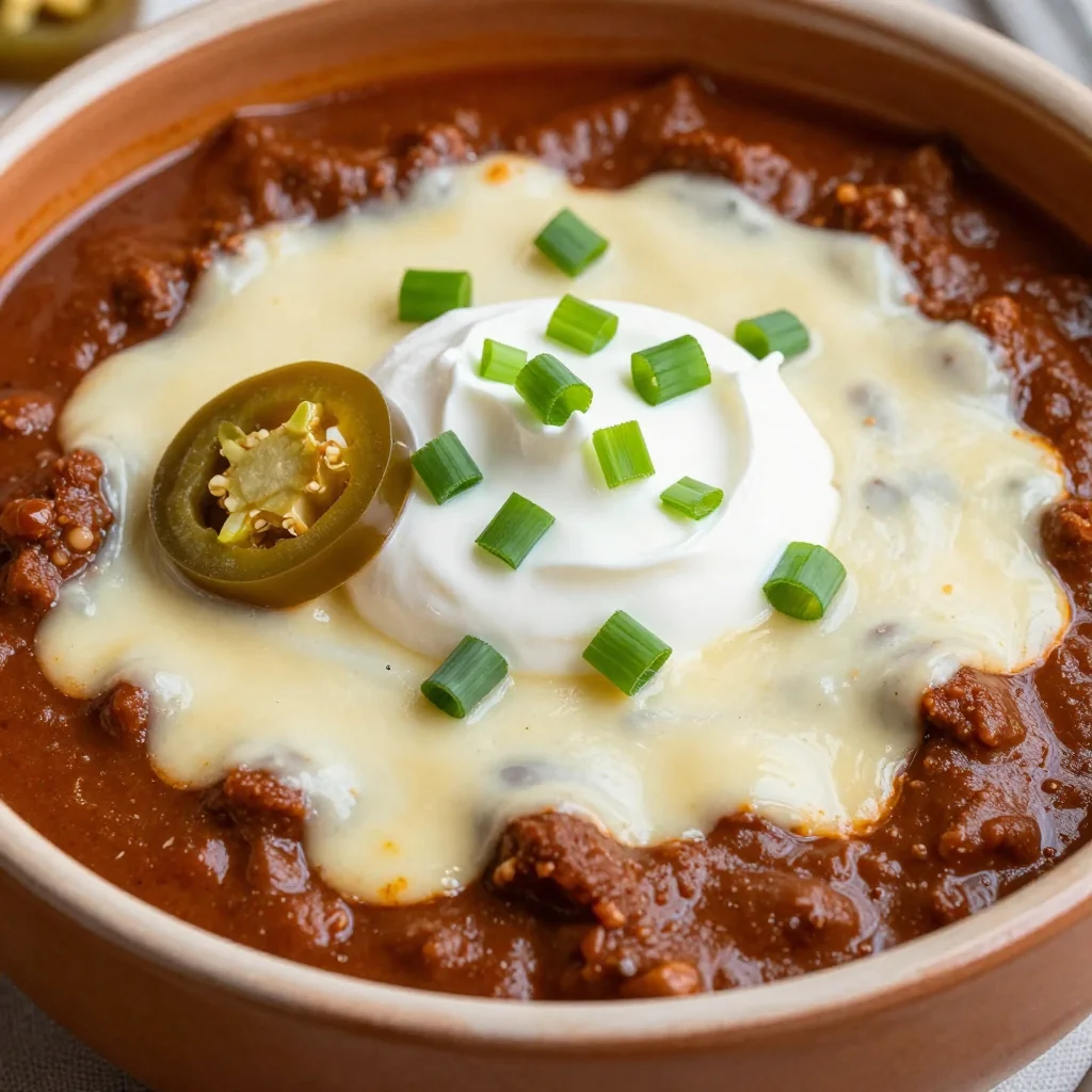 Slow Cooker NFL Playoff Chili for Game Day Victory