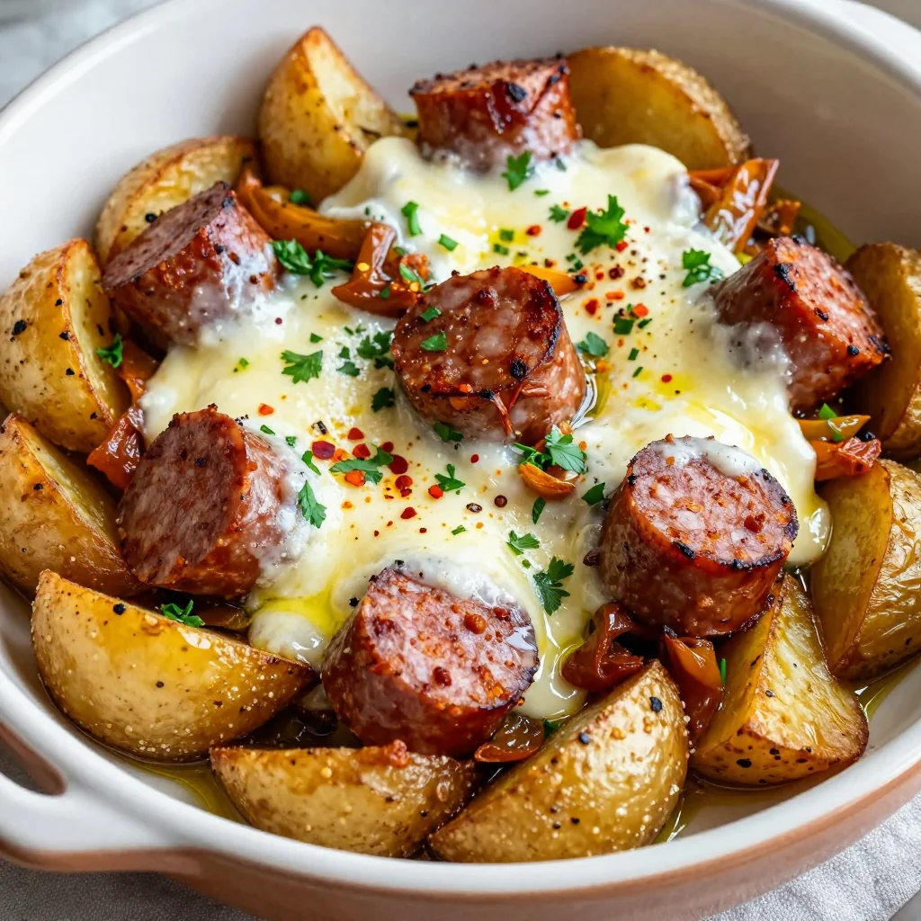 Spicy Sausage and Potato Bake for Family