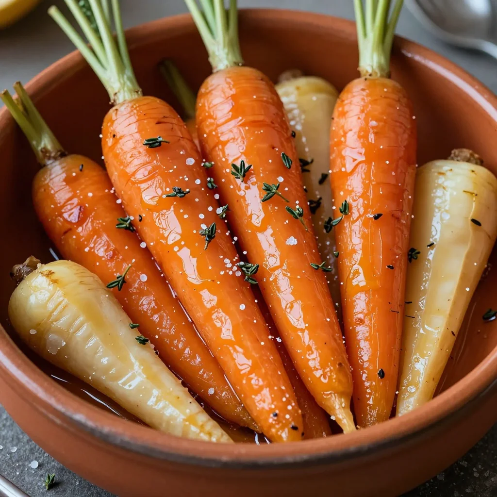warm citrus glazed carrots and parsnips for light winter dinners