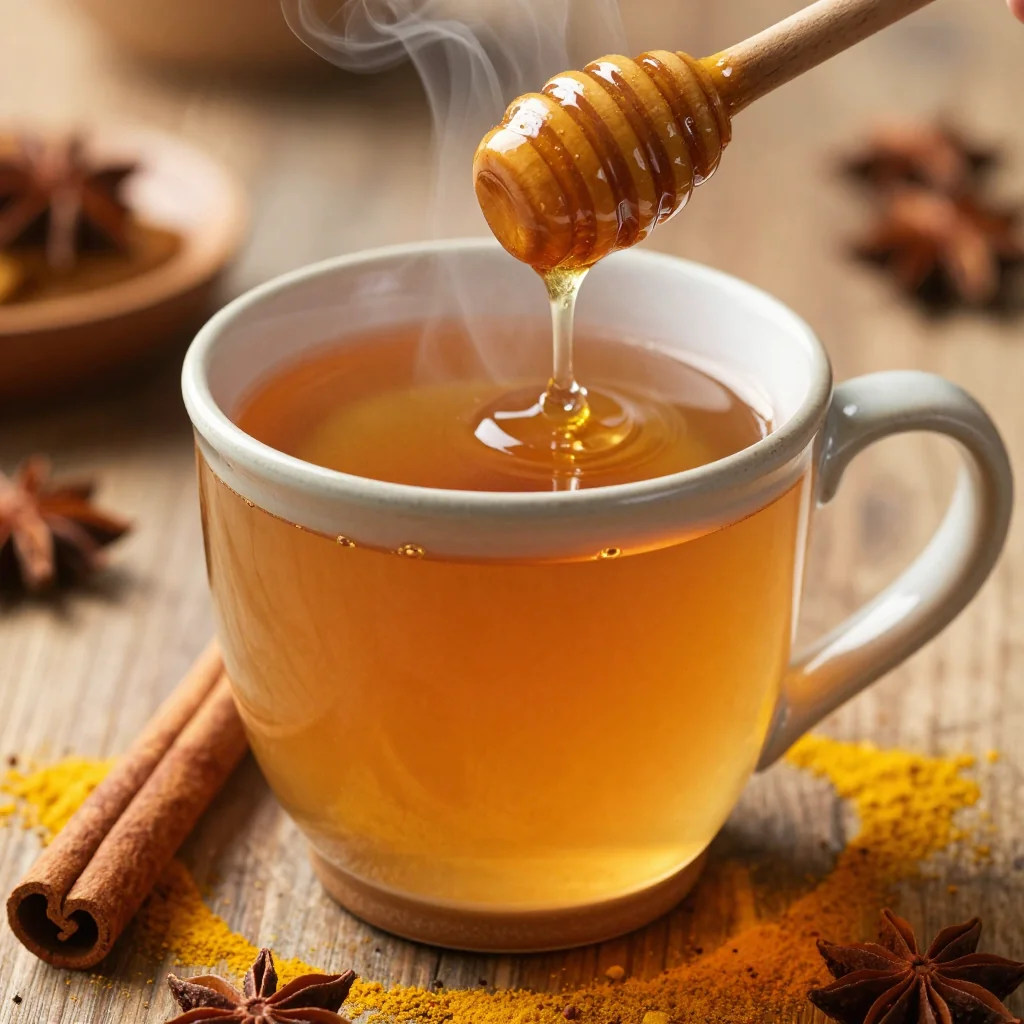 Winter Glow Tea with Turmeric, Cinnamon, and Honey