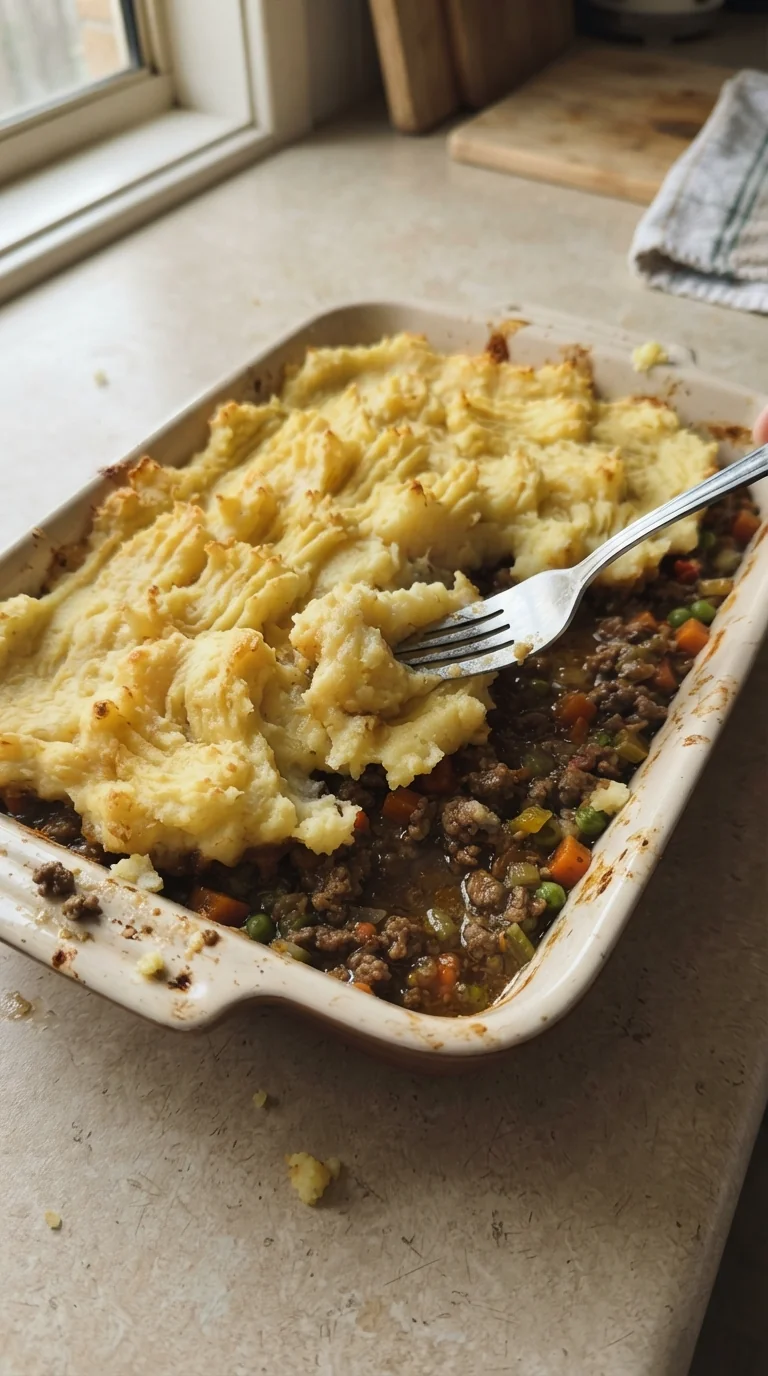 Step-by-step cooking of Cheesy Beef Shepherd Pie