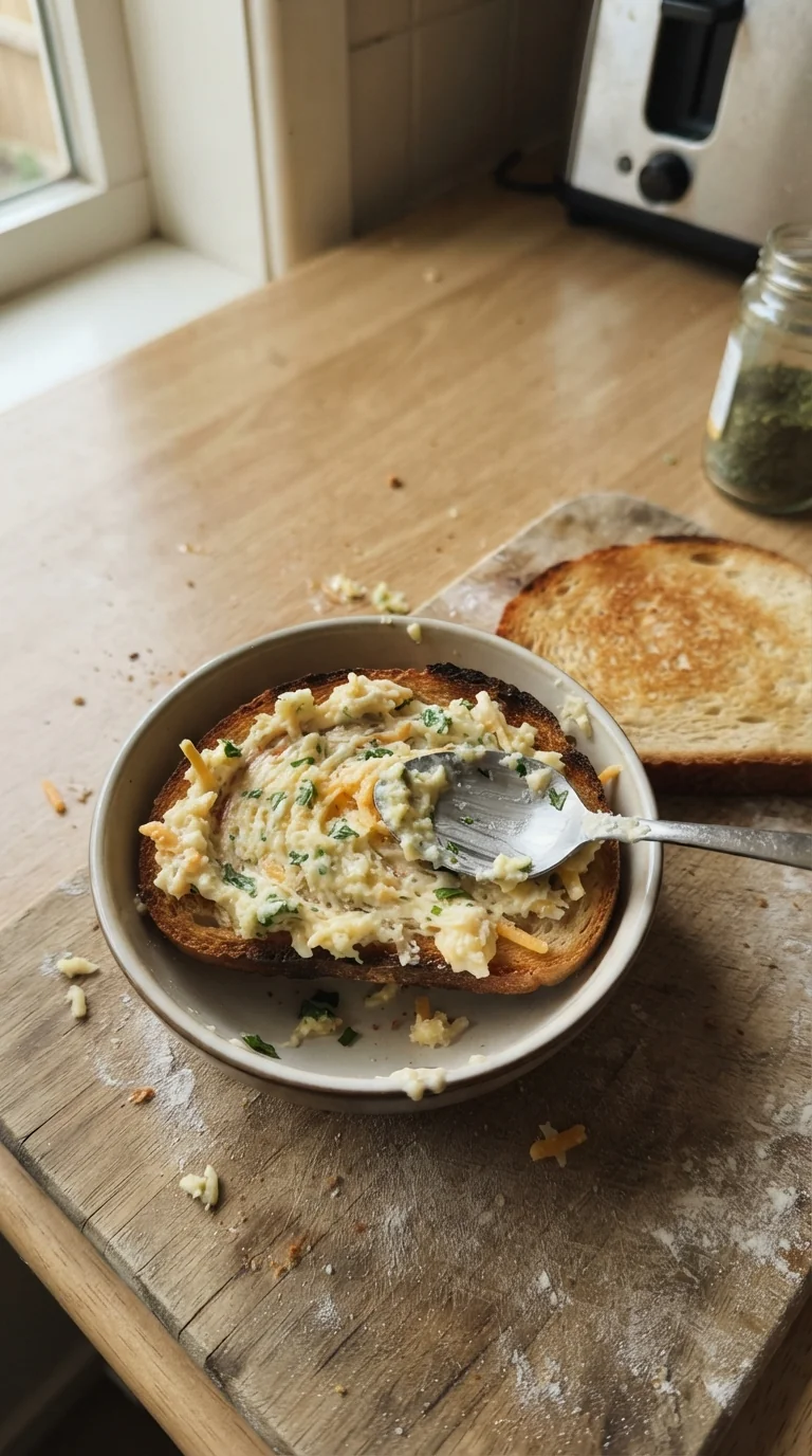 Step-by-step cooking of Cheesy Garlic Toast Lover Here Recipe