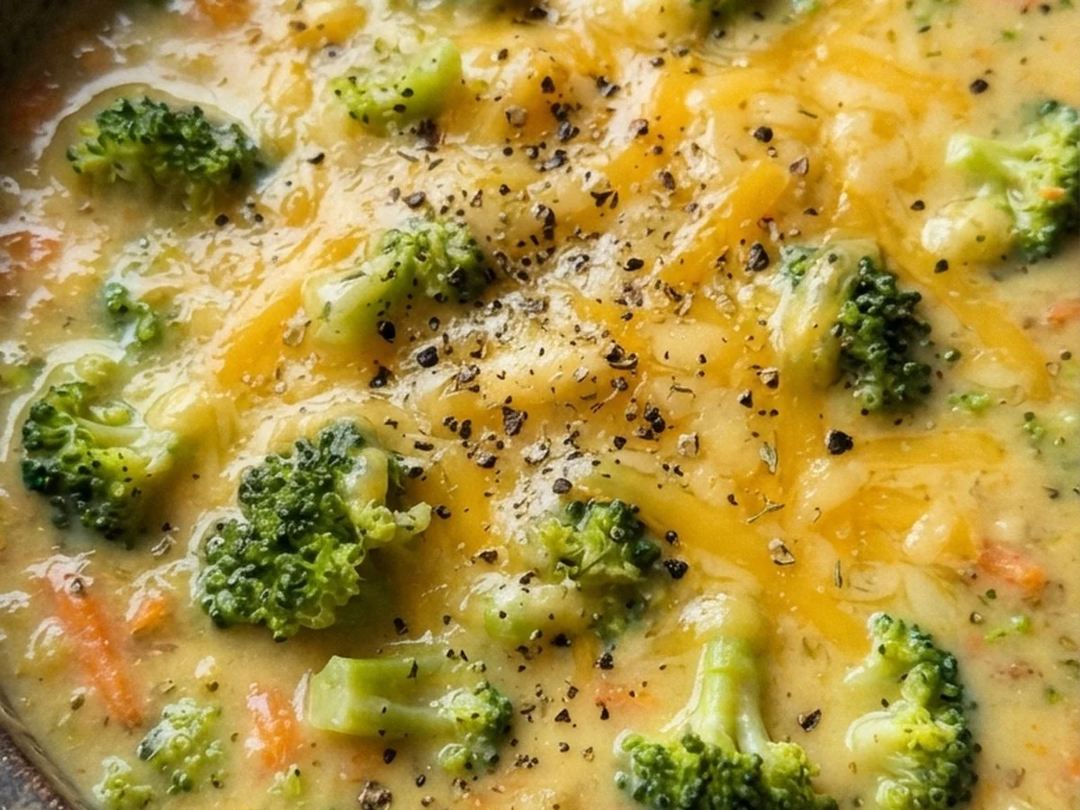 Creamy Cheesy Broccoli Soup