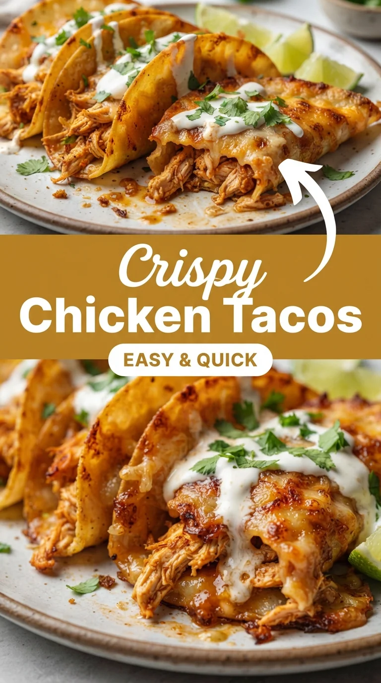 Golden crispy chicken pieces tucked into warm corn tortillas with shredded cheese, diced red onion, cilantro and a lime