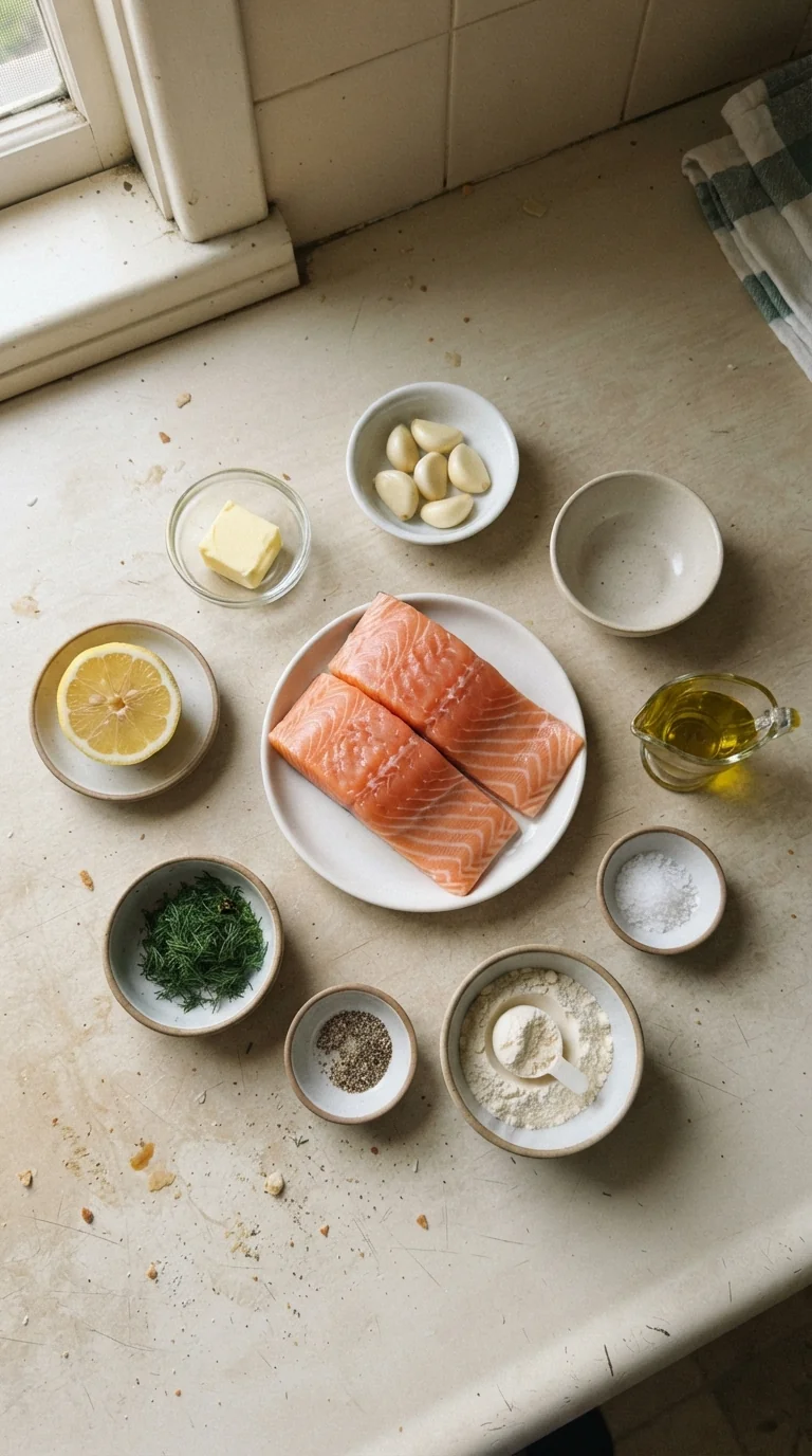 Ingredients for Savory Salmon Protein Bites