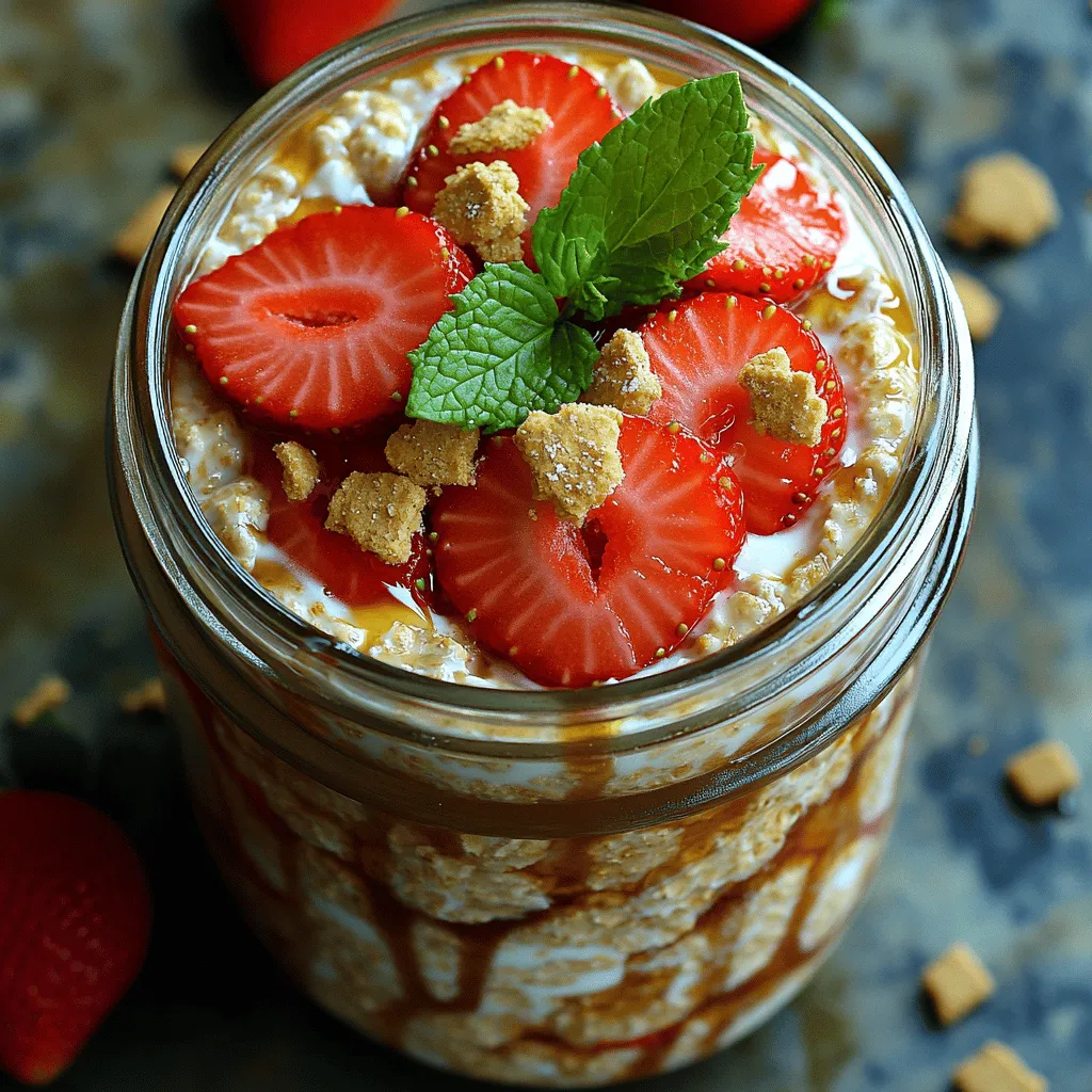 In the world of breakfast options, overnight oats have carved out a special place for themselves. This no-cook meal is not only quick and convenient, but it also packs a nutritional punch that keeps you energized throughout your busy morning. Among the myriad of flavor combinations, Strawberry Cheesecake Overnight Oats stand out, combining the creamy, rich flavors of cheesecake with the freshness of strawberries. This delightful blend makes for a breakfast that is as satisfying as it is delicious.