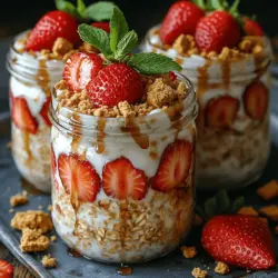 In the world of breakfast options, overnight oats have carved out a special place for themselves. This no-cook meal is not only quick and convenient, but it also packs a nutritional punch that keeps you energized throughout your busy morning. Among the myriad of flavor combinations, Strawberry Cheesecake Overnight Oats stand out, combining the creamy, rich flavors of cheesecake with the freshness of strawberries. This delightful blend makes for a breakfast that is as satisfying as it is delicious.