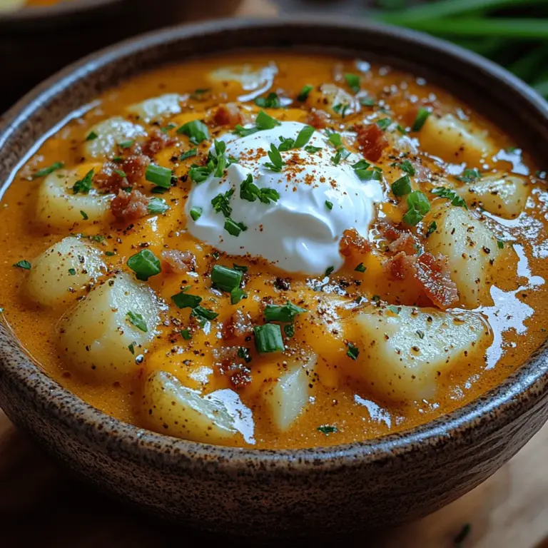 As the chill of winter sets in, nothing quite warms the soul like a steaming bowl of soup. The comfort of warm soups during colder months is not just about their heat; it’s about the hearty, satisfying flavors that envelop you in a cozy embrace. Among the myriad of comforting soups, the Outback-style potato soup stands out as a quintessential dish that embodies both warmth and indulgence. This rich and creamy creation is perfect for those cold evenings when you crave something hearty and fulfilling.