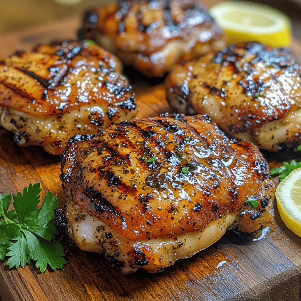 One of the key secrets to achieving the perfect grilled chicken is the art of marinating. Marinating chicken thighs not only infuses them with vibrant flavors but also enhances their natural juiciness and tenderness. The marinade acts as a flavor booster, allowing the herbs and spices to penetrate the meat deeply. For our Zesty Herb-Grilled Chicken Thighs, the marinade features a delightful combination of fresh herbs, citrus, and savory elements that harmonize beautifully.