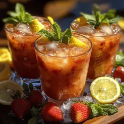 As the sun shines brighter and the temperatures rise, nothing quite captures the essence of summer like a tall glass of lemonade. This timeless beverage has been a staple of warm-weather refreshment for generations, beloved for its zesty flavor and thirst-quenching qualities. But while traditional lemonade holds a special place in our hearts, there’s a delightful twist that elevates this classic drink to new heights—Strawberry Lemonade.