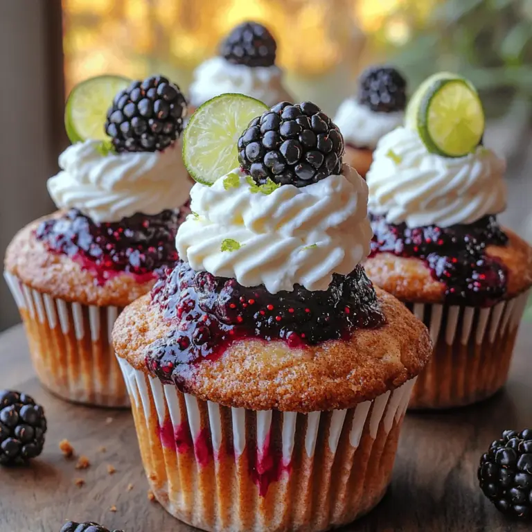 Cheesecake has long been a beloved dessert, celebrated for its creamy texture and rich flavor. In recent years, dessert cupcakes have surged in popularity, merging the charm of traditional cupcakes with the indulgent nature of cheesecake. This fusion has inspired a wave of innovative recipes, one of which is the Blackberry Lime Cheesecake Cupcake—a treat that perfectly balances the tartness of fresh blackberries with the vibrant zest of lime.