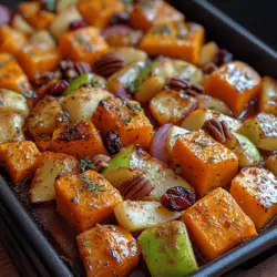 As the leaves begin to change and the air turns crisp, our culinary cravings shift towards the warm, comforting flavors of autumn. The "Autumn Harmony: One-Pan Butternut Squash & Apple Bake" is the perfect embodiment of this seasonal transition, combining the sweet, nutty notes of roasted butternut squash with the tartness of fresh apples. This dish not only celebrates the bounty of fall but also offers a simple yet delectable way to enjoy these seasonal ingredients.