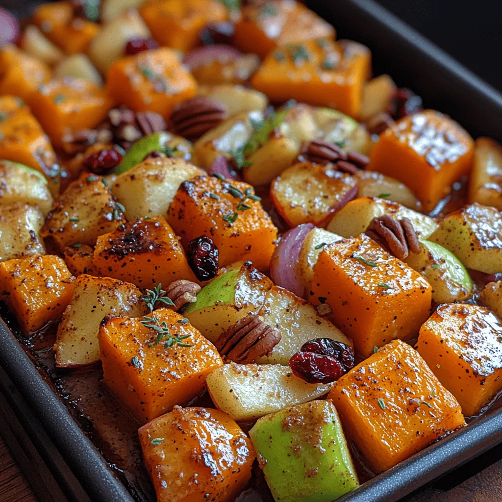 As the leaves begin to change and the air turns crisp, our culinary cravings shift towards the warm, comforting flavors of autumn. The "Autumn Harmony: One-Pan Butternut Squash & Apple Bake" is the perfect embodiment of this seasonal transition, combining the sweet, nutty notes of roasted butternut squash with the tartness of fresh apples. This dish not only celebrates the bounty of fall but also offers a simple yet delectable way to enjoy these seasonal ingredients.