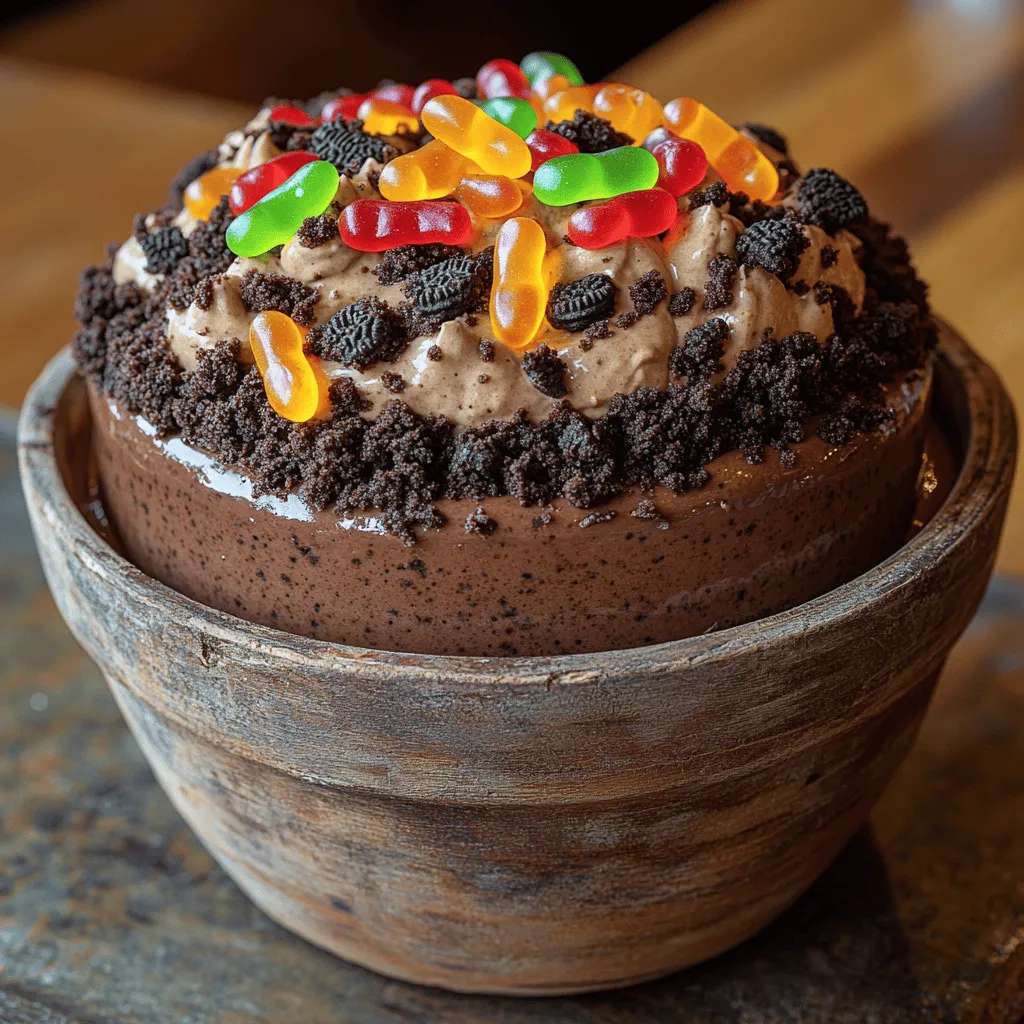 Chocolate Pudding Delight Dirt Cake is a whimsical dessert that brings a sense of nostalgia and playfulness to any gathering. With its rich layers of chocolatey goodness, creamy textures, and surprising presentation, this cake is more than just a treat; it’s a conversation starter and a delightful centerpiece at parties, BBQs, and family gatherings. The appeal of the Chocolate Pudding Delight Dirt Cake lies in its fun, layered design and the ability to engage both children and adults alike. Imagine the joy on a child’s face when they find gummy worms poking out from a delicious mound of chocolate pudding!