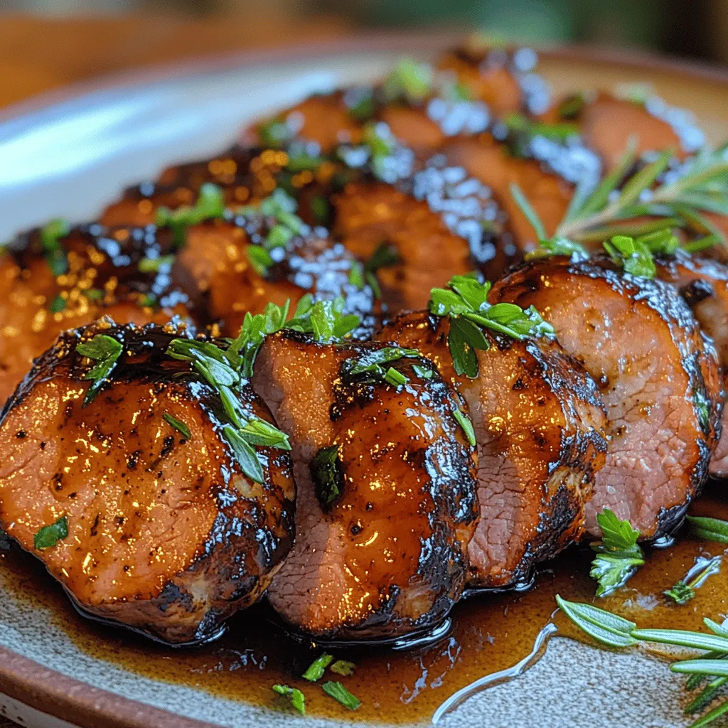 Pork tenderloin is one of the most versatile and flavorful cuts of meat available, making it an ideal choice for a variety of culinary creations. This lean, tender cut is not only easy to work with, but it also absorbs flavors beautifully, making it a favorite among home cooks and professional chefs alike. In this article, we will explore a delightful recipe for Balsamic Bliss: Glazed Pork Tenderloin, a dish that marries the rich, tangy notes of balsamic vinegar with the sweetness of honey and aromatic herbs to create an unforgettable dining experience.